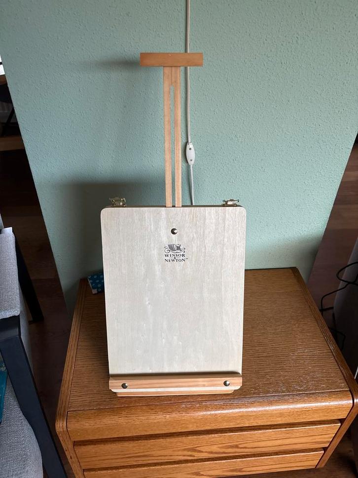 Winsor Newton Schilderskoffer met Inhoud, Hobby en Vrije tijd, Schilderen, Gebruikt, Overige typen, Ophalen of Verzenden