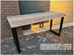 Bureau nieuw of gebruikt steigerhout met stalen U-poot!, Huis en Inrichting, Bureaus, Nieuw, Ophalen of Verzenden, Hoeves 3, S.heesakkers@hotmail.com