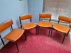 Thereca stoelen jaren 60, Huis en Inrichting, Stoelen, Ophalen, Gebruikt, Overige kleuren, Metaal