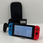 Nintendo Switch 2017 Rood / Blauw | Met dock en controller |, Ophalen of Verzenden, Zo goed als nieuw, Met 1 controller, Switch Original