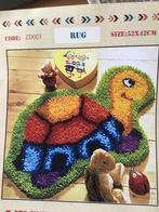 Knooptapijtje Schildpad 52 x 42cm, Ophalen of Verzenden, Nieuw, Patroon