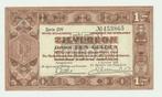 Nederland 1 Gulden 1938 Zilverbon, Los biljet, 1 gulden, Ophalen of Verzenden