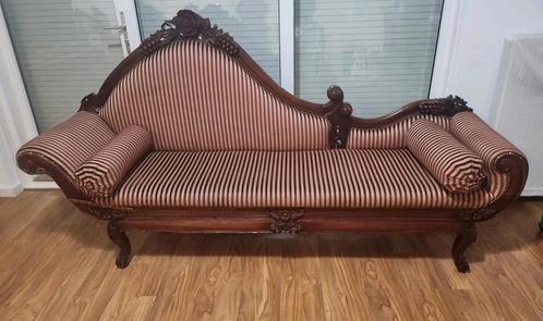 Antieke sofa + 2 fauteuiles, Huis en Inrichting, Banken | Sofa's en Chaises Longues, Gebruikt, Vierpersoons of meer, Minder dan 75 cm
