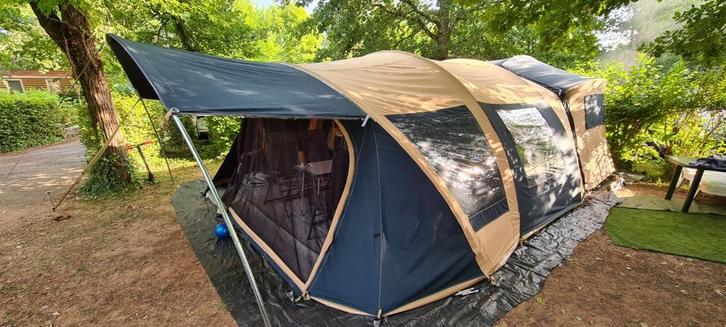 Vouwwagen Cabanon Chamonix Deluxe Easypack 2021, Caravans en Kamperen, Vouwwagens, Cabanon, meer dan 6, Beige, Aanwezig, Ophalen
