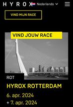 Hyrox mixed double Rotterdam 7 april, Tickets en Kaartjes, Sport | Overige, April, Twee personen