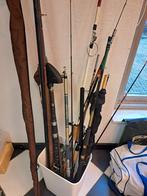 Vishengels en vispul, Ophalen, Vaste hengel