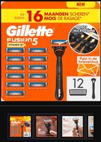 Gillette  fushion  5 houder met 12 mesjes, Verzenden, Nieuw, Verzorging