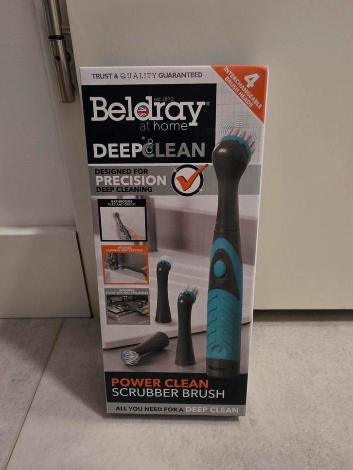 Beldray Deep Clean Power Scrubber Borstel, Huis en Inrichting, Schoonmaakartikelen, Bezem of Borstel, Ophalen of Verzenden