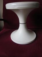 Diabolo tafeltje/kruk wit jaren 60, Minder dan 55 cm, Gebruikt, Rond, Ophalen