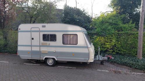 Lichte 4p Caravan (767kg)-stapelbed-2x zit-voortent-luifel, Caravans en Kamperen, Caravans, Particulier, tot en met 4, 750 - 1000 kg