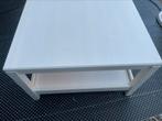 Salontafel 2x wit, Huis en Inrichting, Tafels | Salontafels, Gebruikt, 50 tot 100 cm, Vierkant, Ophalen of Verzenden