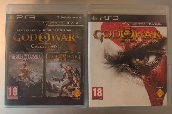 God of War 1, 2 en 3 (PS3), Spelcomputers en Games, Games | Sony PlayStation 3, Zo goed als nieuw, Platform, 1 speler, Vanaf 18 jaar