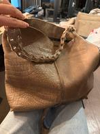 Xworks leren handtas, Sieraden, Tassen en Uiterlijk, Ophalen of Verzenden, Gebruikt, Grijs, Handtas