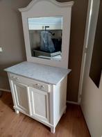 Brocante wastafel/make-up kast, Huis en Inrichting, Kasten | Dressoirs, Ophalen, Gebruikt, Met deur(en), 50 tot 100 cm
