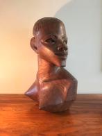 Prachtige Afrikaanse dame houtsnijwerk, Antiek en Kunst, Kunst | Beelden en Houtsnijwerken, Ophalen of Verzenden