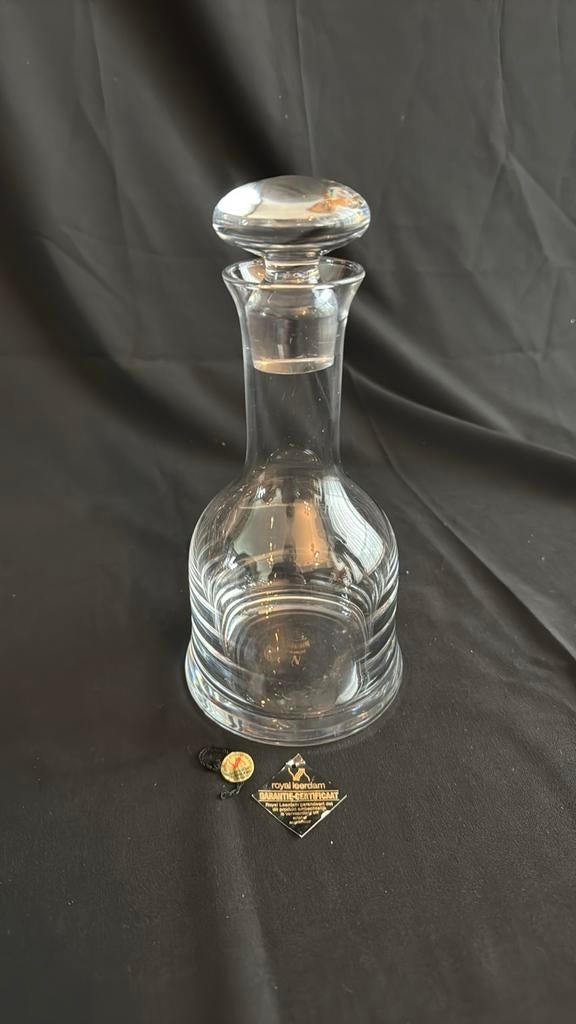 Royal Leerdam Kristallen Karaf, Antiek en Kunst, Antiek | Glas en Kristal, Ophalen of Verzenden