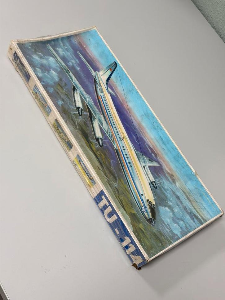 Plasticart Tupolev TU-114 Aeroflot Turboprop 1:100 Zeldzaam, Hobby en Vrije tijd, Modelbouw | Vliegtuigen en Helikopters, Nieuw