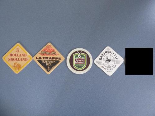 4 verschillende bier viltjes diverse merken 2, Verzamelen, Biermerken, Gebruikt, Viltje(s), La Trappe, Ophalen of Verzenden
