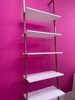 Witte wandrek / kast met gouden details - Verstelbaar!, Ophalen, Gebruikt