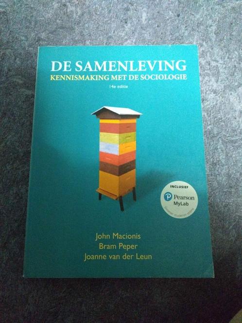 De samenleving (kennismaking met de sociologie) - Macionis, Boeken, Psychologie, Zo goed als nieuw, Sociale psychologie, Ophalen of Verzenden