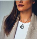 Ti sento hanger en bijpassende oorbellen, Sieraden, Tassen en Uiterlijk, Kettingen, Ophalen of Verzenden, Zo goed als nieuw, Zilver