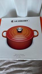 Le Creuset nieuw in doos blauw, Ophalen of Verzenden, Nieuw, Overige materialen, Koekenpan of Braadpan