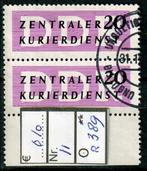 DDR Dienstmarken (paar) Michel 11 nr.R389g, Postzegels en Munten, DDR, Verzenden, Gestempeld