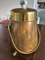 Antieke Koperen Doofpot met Deksel, Antiek en Kunst, Antiek | Koper en Brons, Ophalen, Koper