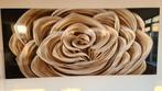 Aluminiumkunst - roos koperkleur - 180 x 80 cm, Ophalen, Zo goed als nieuw, Schilderij, 75 cm of meer