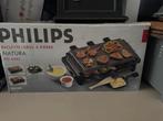 Philips Raclette/Grill à Pierre Natura HD 4402, Ophalen of Verzenden, Gebruikt, 4 t/m 7 personen