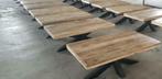 Rechte mangohouten salontafel met spinpoot/matrixpoot, 50 tot 100 cm, Minder dan 50 cm, Nieuw, 100 tot 150 cm