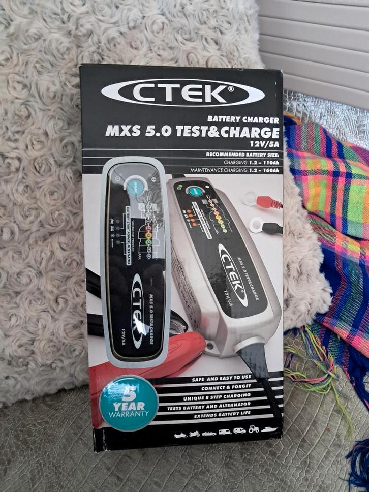 CTEK MXS 5.0 Acculader - Splinternieuw!, Auto-onderdelen, Accu's en Toebehoren, Ophalen of Verzenden
