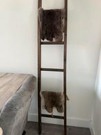 Decoratie ladder rustiek bruin, Ophalen of Verzenden, Zo goed als nieuw