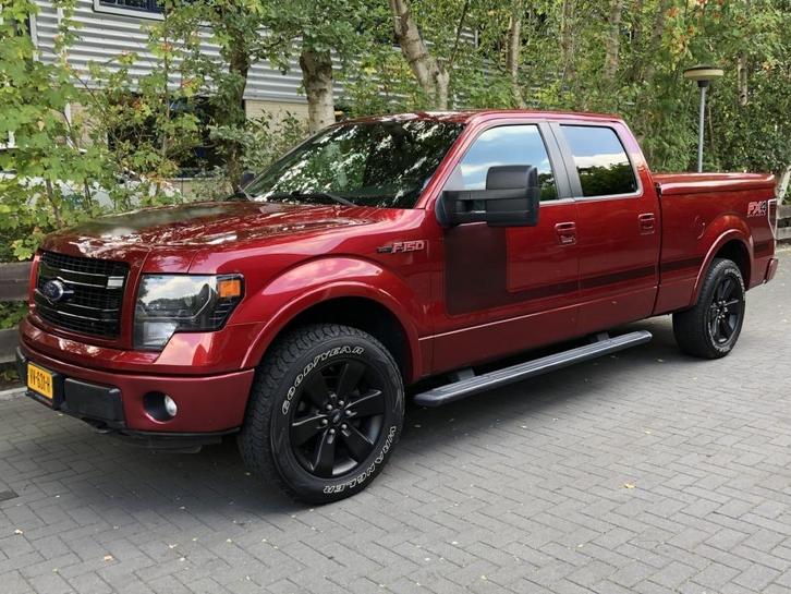 Ford F-150 FX4 pickup 2013 SuperCrew LPG Grijs kenteken, Auto's, Bestelauto's, Particulier, 4x4, ABS, Achteruitrijcamera, Airbags