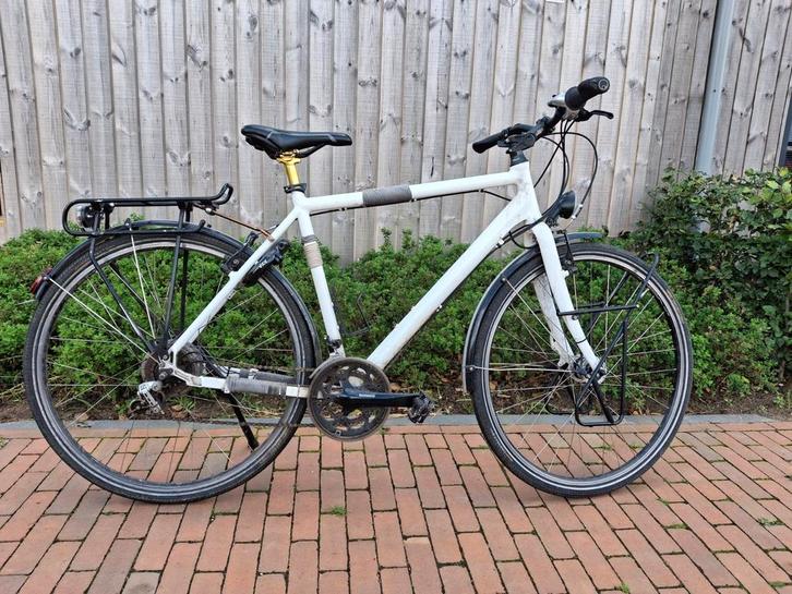 Vakantiefiets, toerfiets, reisfiets, uniek, Fietsen en Brommers, Fietsen | Dames | Damesfietsen, Gebruikt, Overige merken, Versnellingen