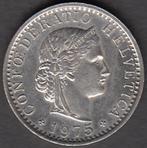 Zwitserland 20 Rappen 1975 in munthouder, Postzegels en Munten, Munten | Europa | Niet-Euromunten, Ophalen of Verzenden, Overige landen