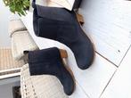 Zwarte leren laarsjes maat 40 Sanita, Kleding | Dames, Schoenen, Ophalen of Verzenden, Zo goed als nieuw, Zwart