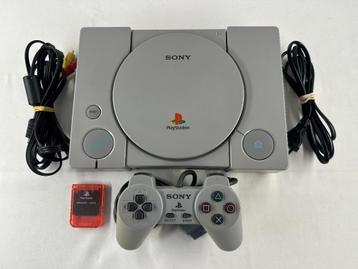 Playstation 1 Console + Controller & kabels - PS1 SCPH-5502 beschikbaar voor biedingen