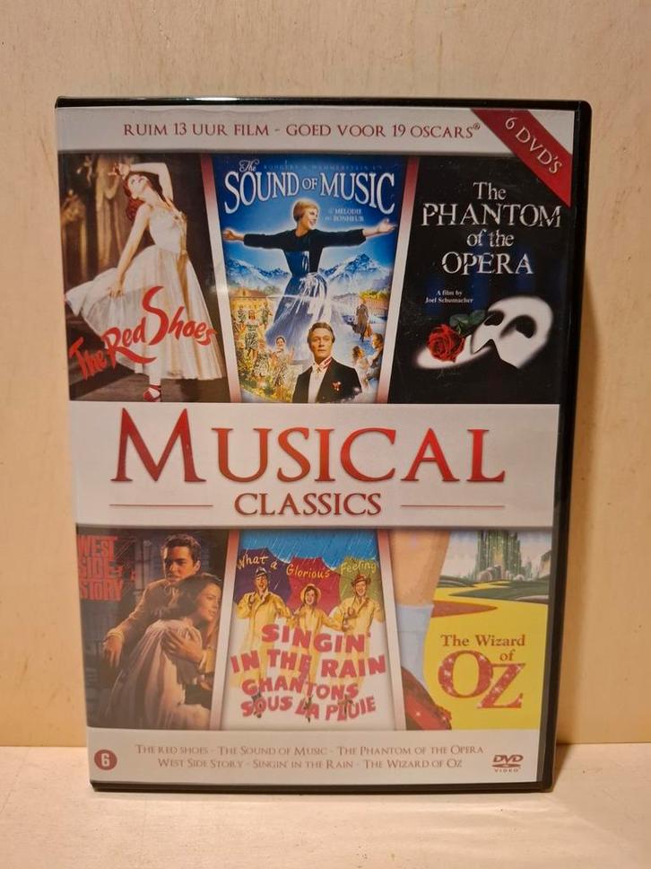 Musical Classics - 6 Musical Movie Classics - 6 DVD Box Set, Cd's en Dvd's, Dvd's | Klassiekers, Zo goed als nieuw, Overige genres