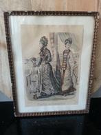 Antiek/Brocante gravure Journal des Demoiselles 1878, Ophalen of Verzenden