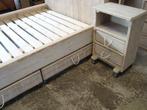 kinderbed van gebr steigerhout, Kinderen en Baby's, Kinderkamer | Bedden, 85 tot 100 cm, Nieuw, Ophalen of Verzenden, Lattenbodem