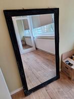 Zwarte brocante spiegel 84x144cm, Ophalen, Gebruikt, 100 tot 150 cm, 75 tot 100 cm