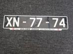 kentekenplaat Portugal 777 nummerbord Nummerplaat License, Ophalen of Verzenden, Gebruikt, Auto's