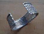 zilveren manchet klem armband [144], Verzenden, Zo goed als nieuw, Zilver, Zilver
