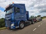 3 ASSIGE GESTUURDE SEMI OPLEGGER DIEPLADER., Auto's, Vrachtwagens, Euro 6, Bedrijf, Aanhangers en Opleggers, Te koop
