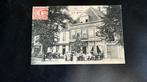 Sluis Hotel ‘t Hof van Brussel geanimeerd, Verzamelen, Ansichtkaarten | Nederland, Ophalen of Verzenden, Voor 1920, Gelopen, Zeeland