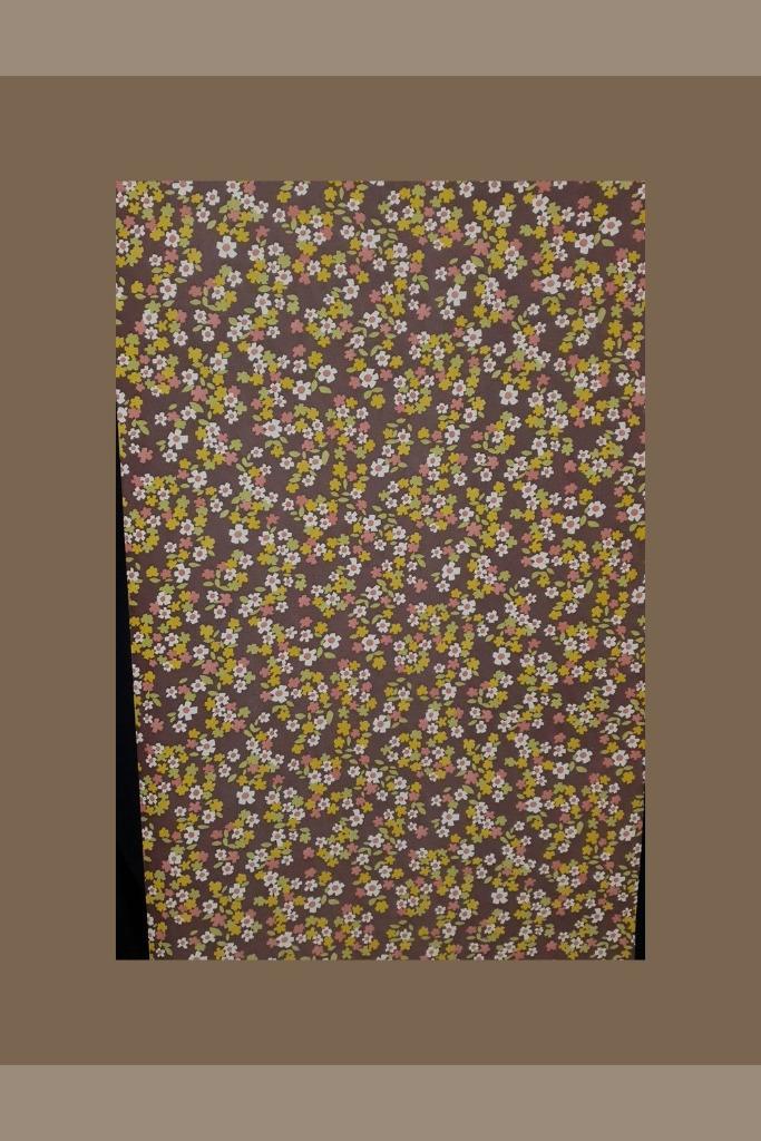 4757 Behang kleine bloemetjes retro jaren 70 vintage swiet, Huis en Inrichting, Stoffering | Behang, Geel, 75 m² of meer, Verzenden