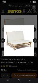 Tuinbank van Bamboe (xenos), Ophalen, Hout