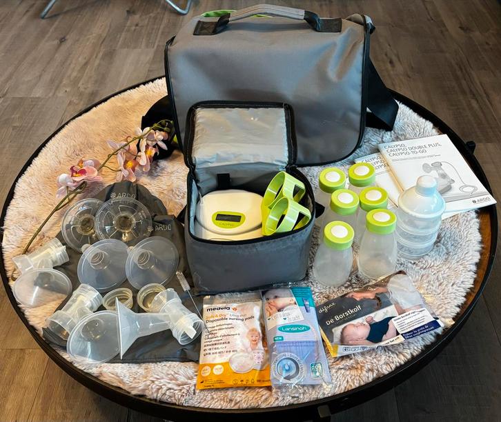 ARDO Calypso Double Plus Borstkolf Set Compleet, Kinderen en Baby's, Babyvoeding en Toebehoren, Zo goed als nieuw, Borstkolf, Ophalen of Verzenden