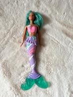 Zeemeermin barbie pastel, Kinderen en Baby's, Speelgoed | Poppen, Ophalen of Verzenden, Zo goed als nieuw, Barbie